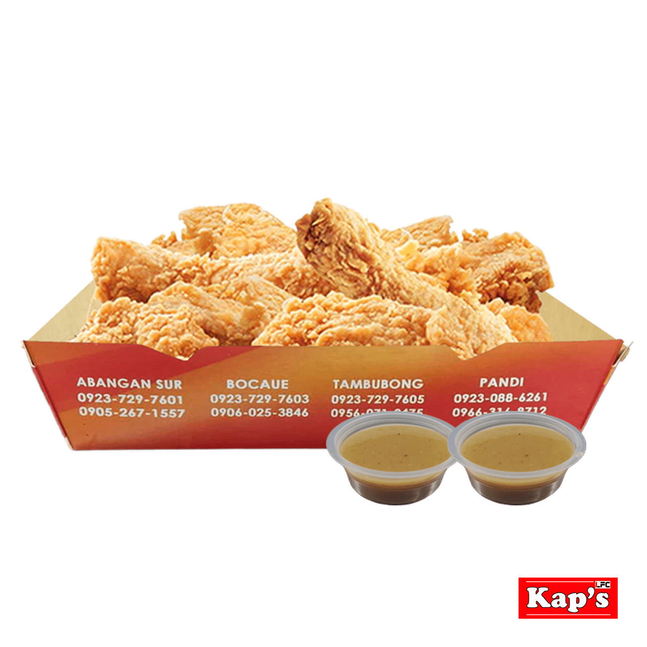 Chicken Box (Regular) 4 Pcs. Kaps Tapsi